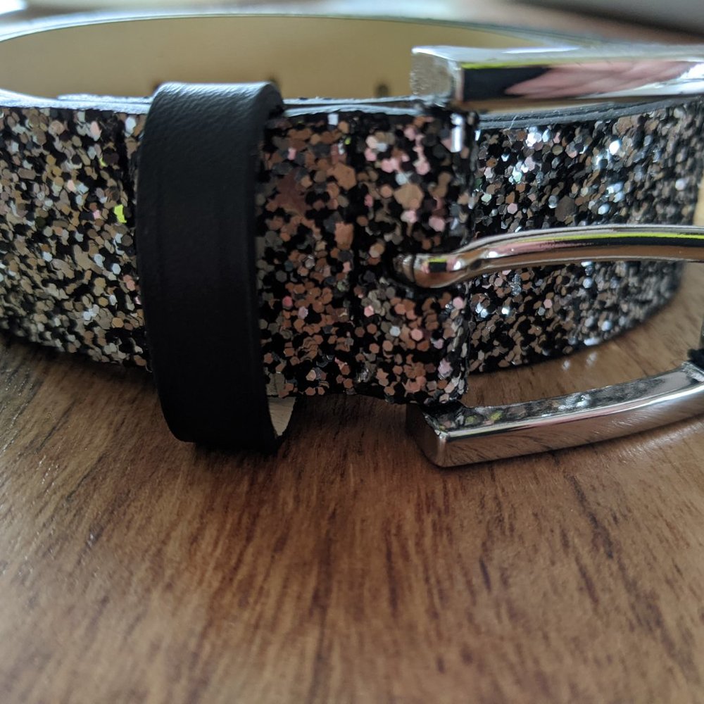 Maje Aster Glitter Belt